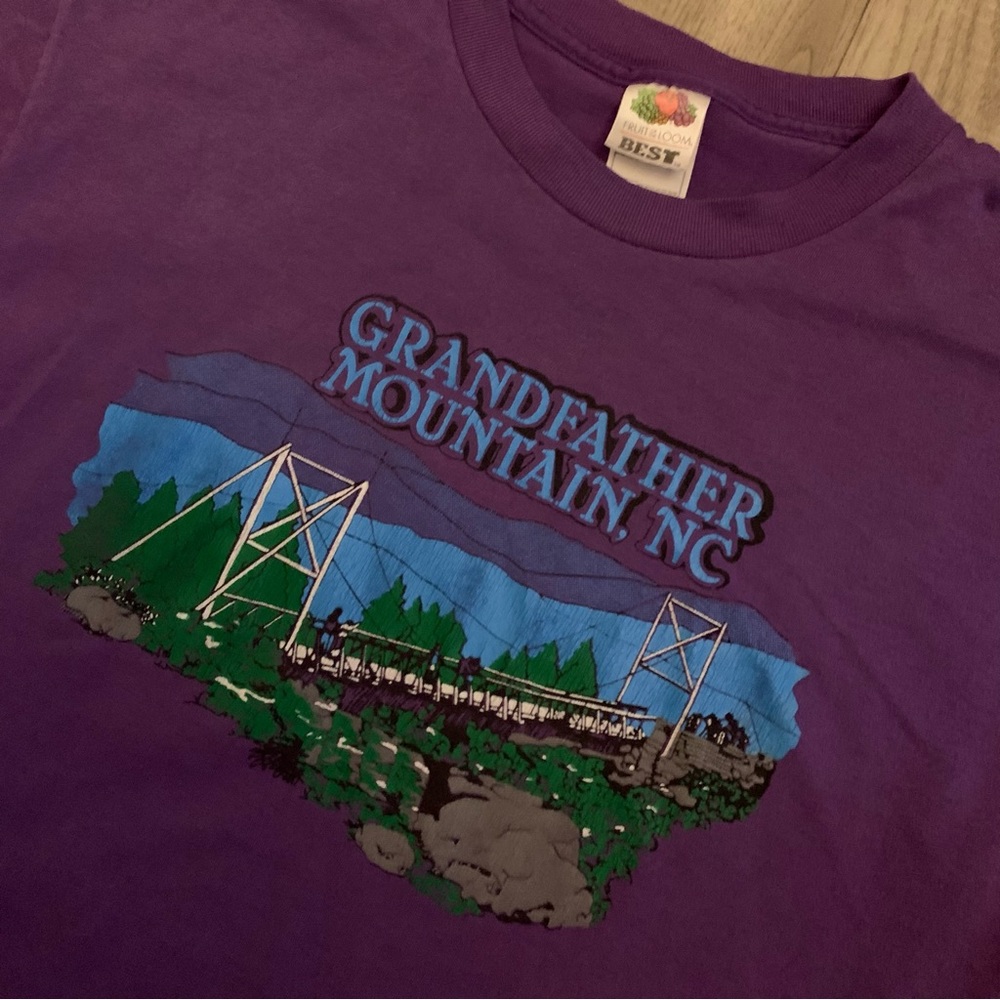 Vintage North Carolina Shirt Men’s Size Large Retro Grandfather Mountain - Picture 3 of 3